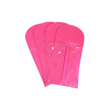 Custom Wig Hanger Hair Packaging Bags Dummy Hair Organizer Wig Dust Cover Hair Extensions Bags Non Woven Satin Wig Storage Bag